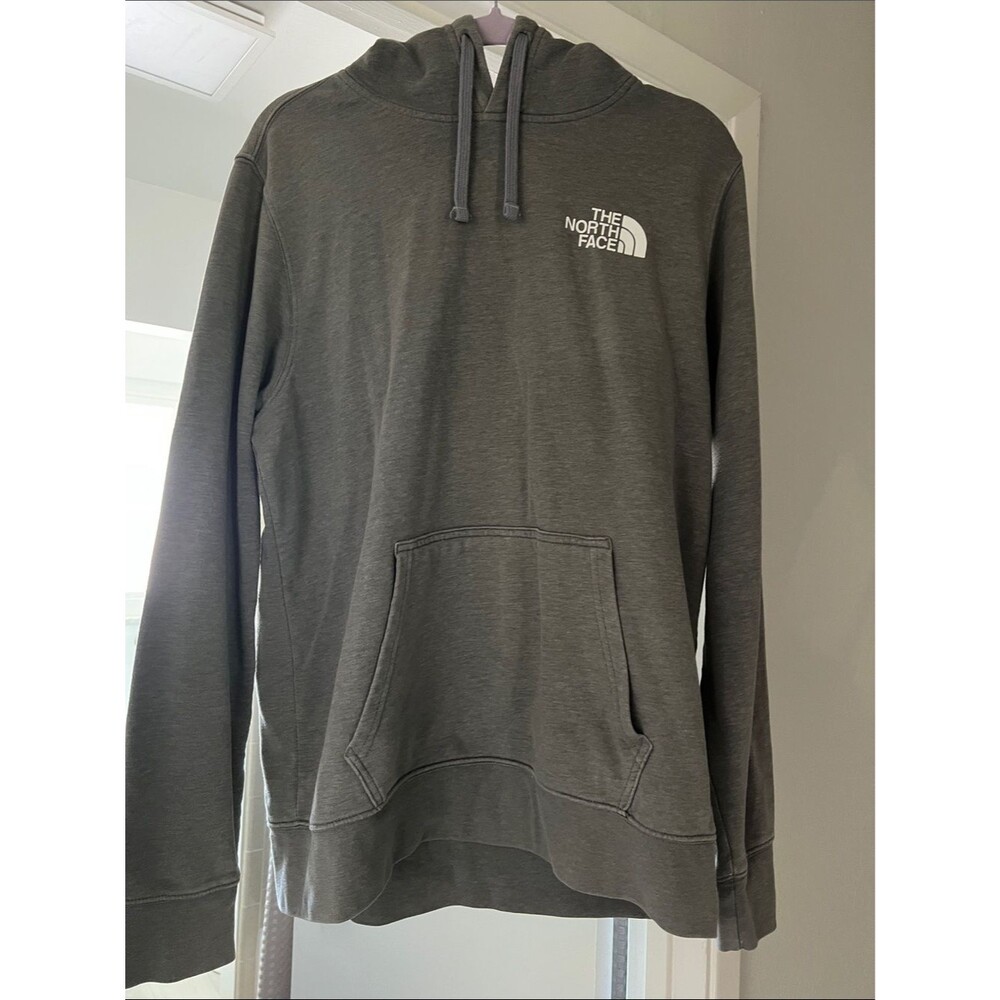 The North Face Gray Pullover Hoodie Sweatshirt. Size Large.
